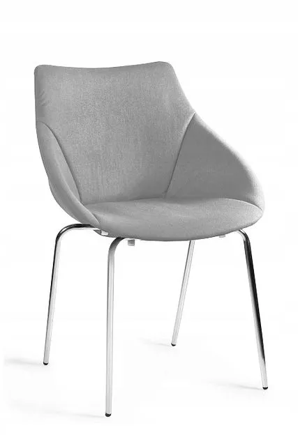 Krzesło do jadalni, salonu, lumi, kolor jasny szary