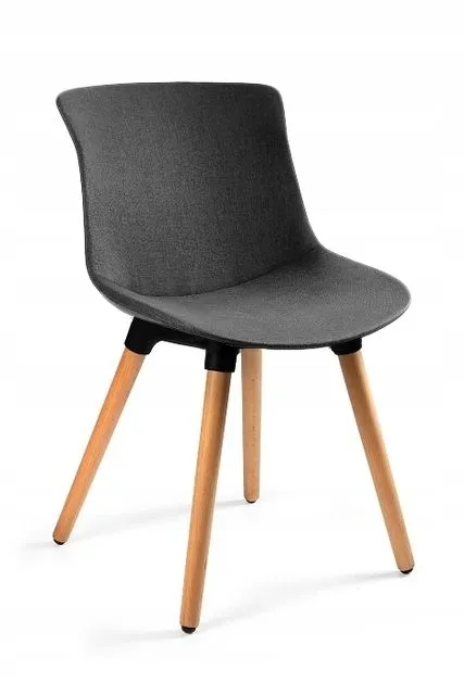 Krzesło do jadalni, salonu, easy mr, kolor ciemny szary