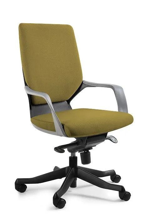 Fotel biurowy, obrotowy, Apollo M, czarny, khaki