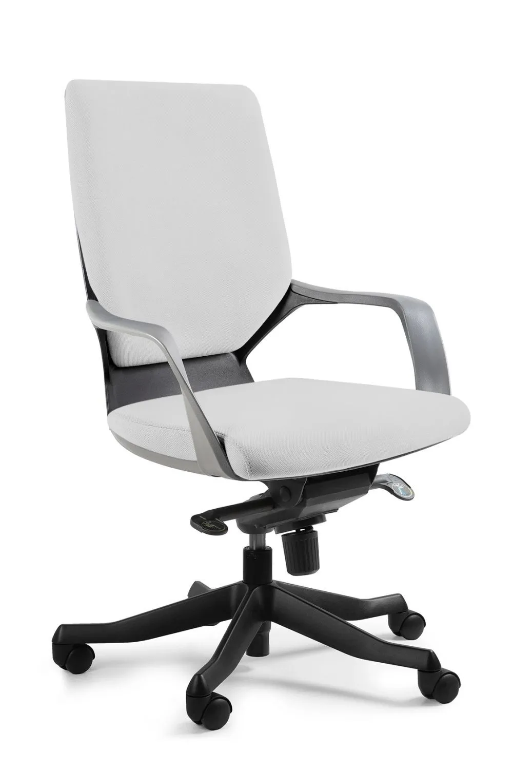 Fotel biurowy, obrotowy, Apollo M, czarny, snowy