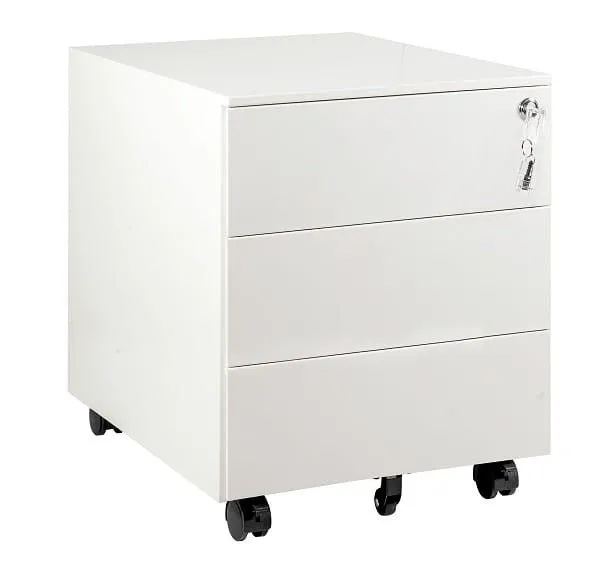 Szafka na kółkach, kontenerek, 39x50x50 cm, biały