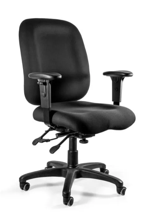 Fotel biurowy, komfortowy, Lider, czarny