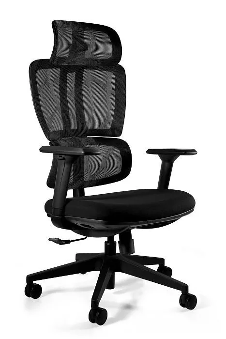 Fotel biurowy, gabinetowy, Deal, czarny