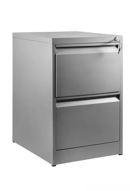 Szafka pod biurko, kontenerek, 2 szuflady, 47x60x72 cm, szary