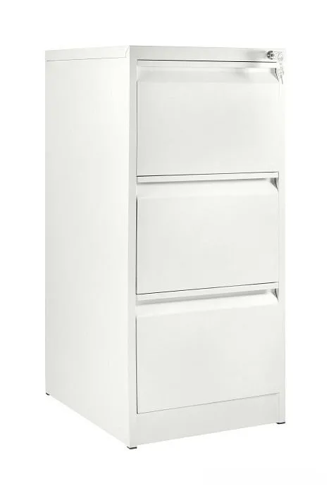 Kontenerek pod biurko, 3 szuflady, 47x60x102 cm, biały