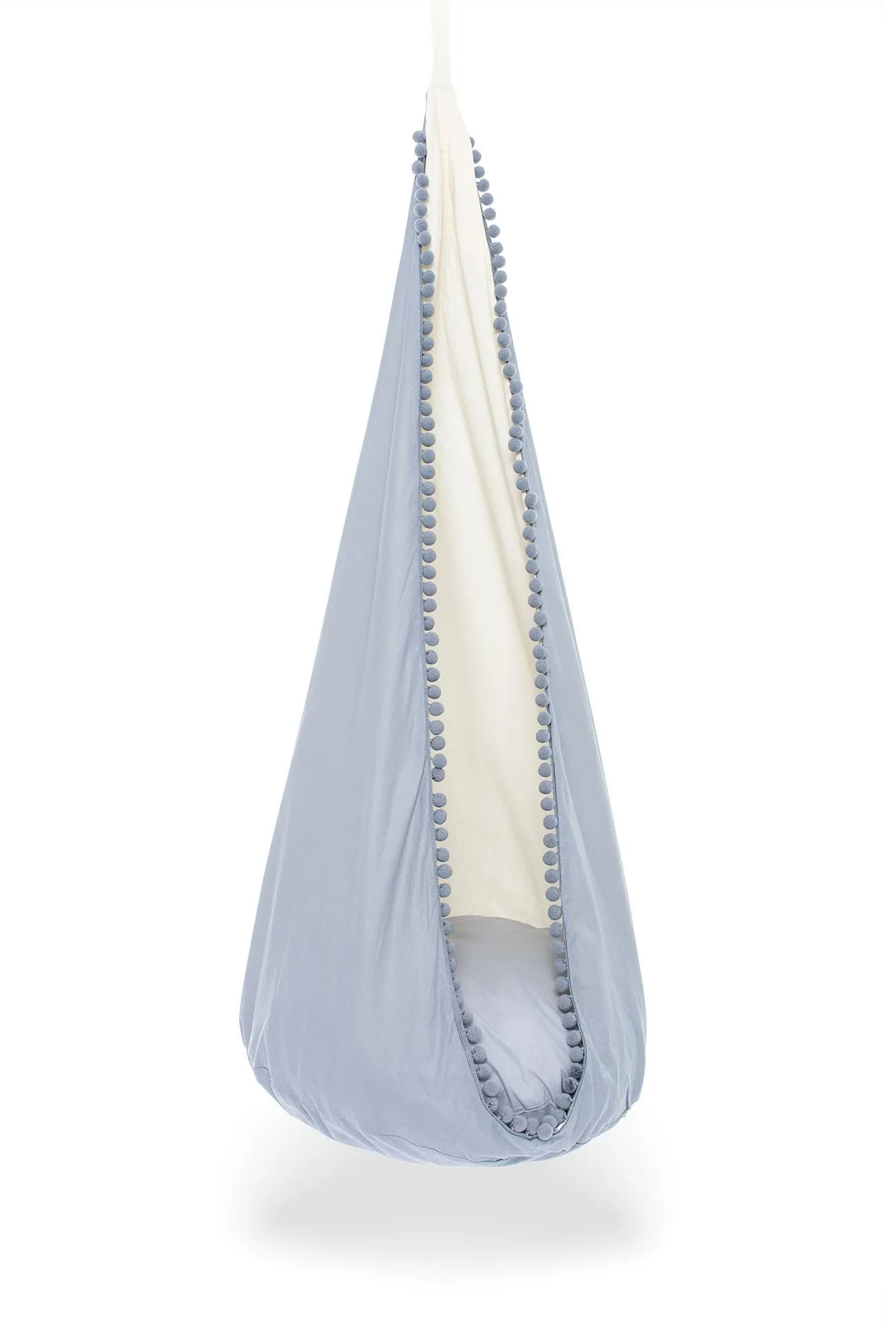 Huśtawka kokon dla dzieci, bawełna, hipcio