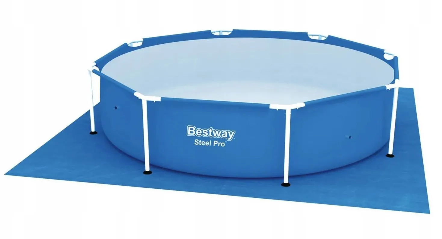 Mata pod basen, Bestway, 274x274 cm, niebieski