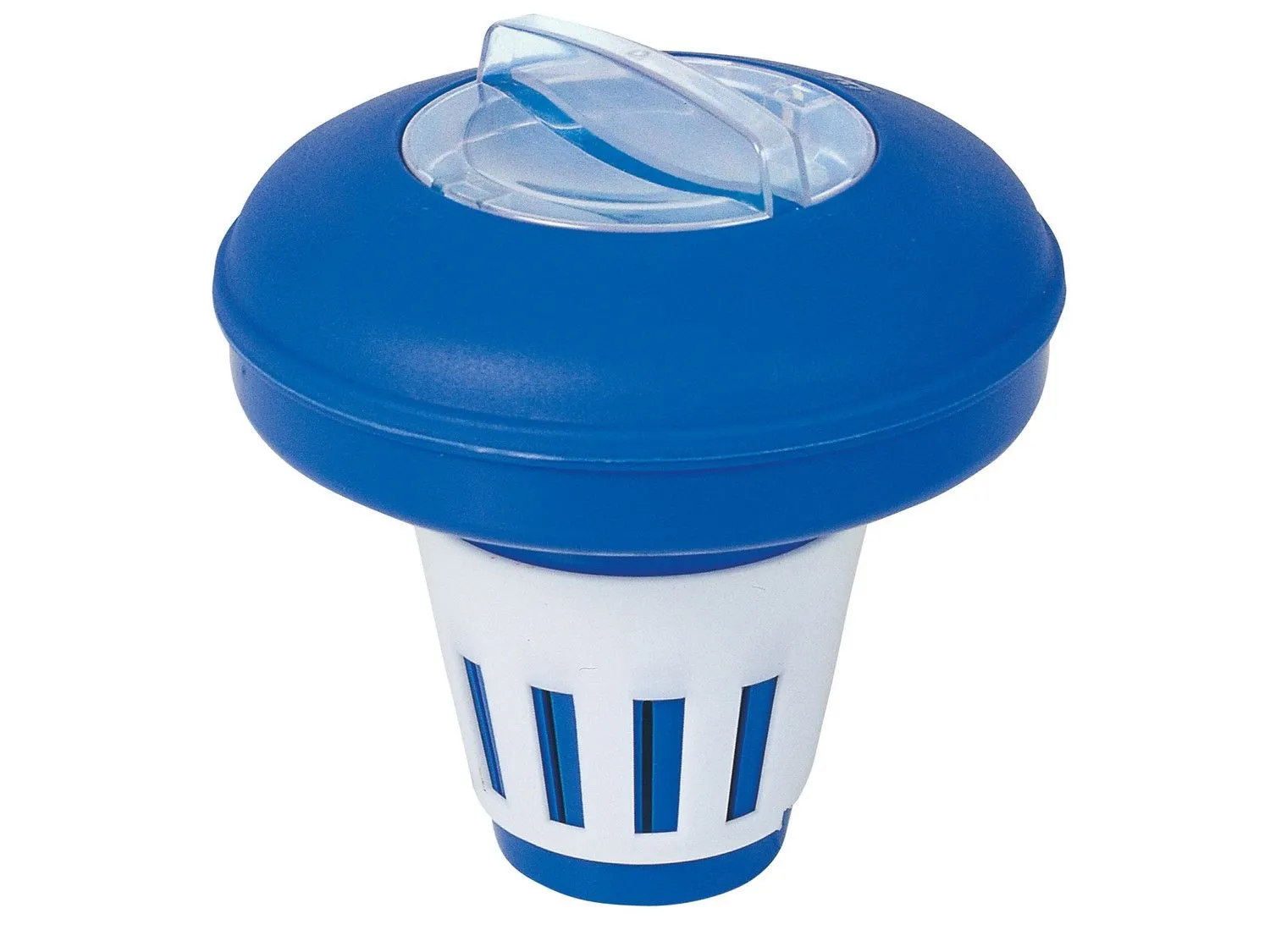 Duży dozownik chemii basenowej, Bestway, 16,5 cm, biały, niebieski