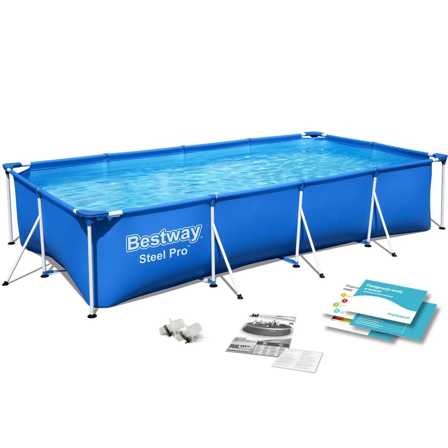 Basen ogrodowy stelażowy, 5w1, Bestway, 400x211x81 cm