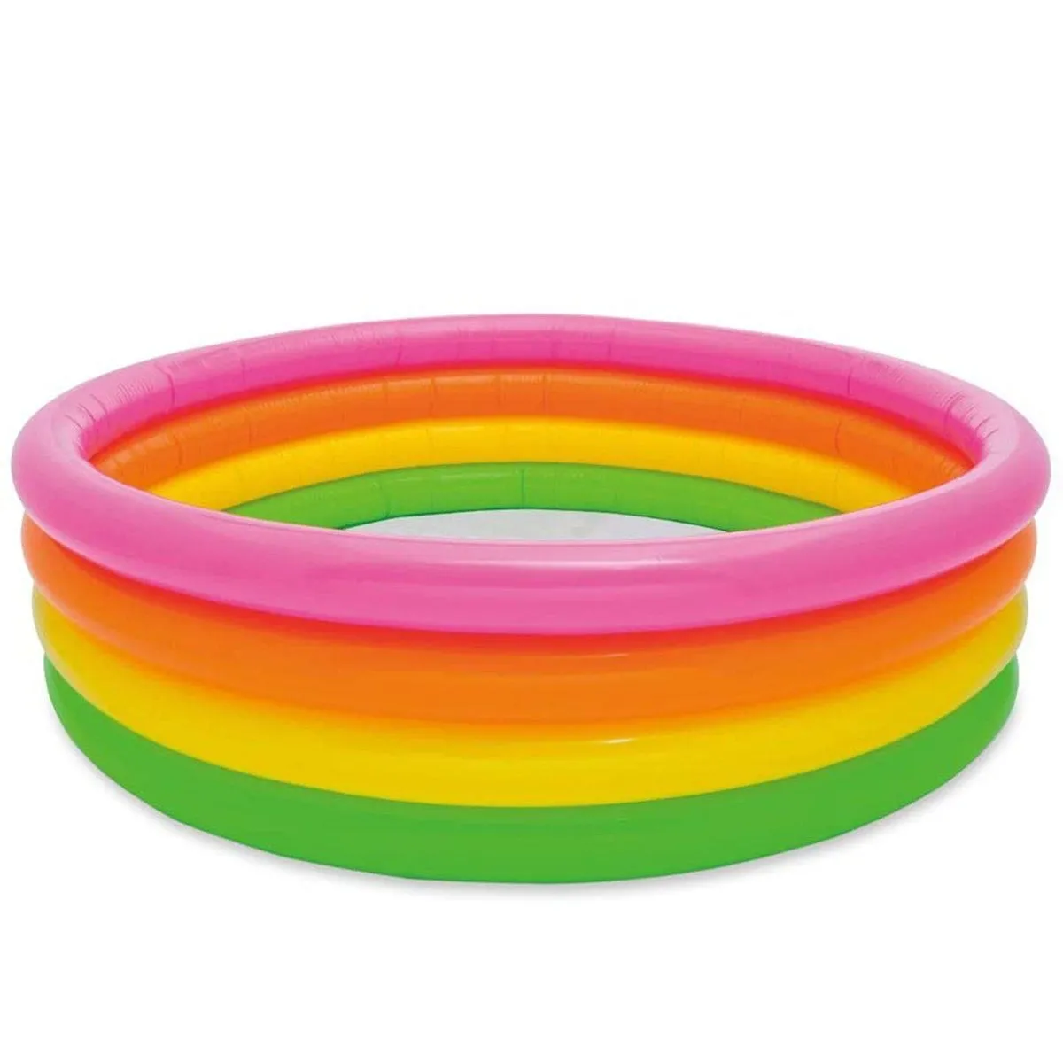 Basen dmuchany, tęcza 4 pierścienie, Intex, 168x46 cm