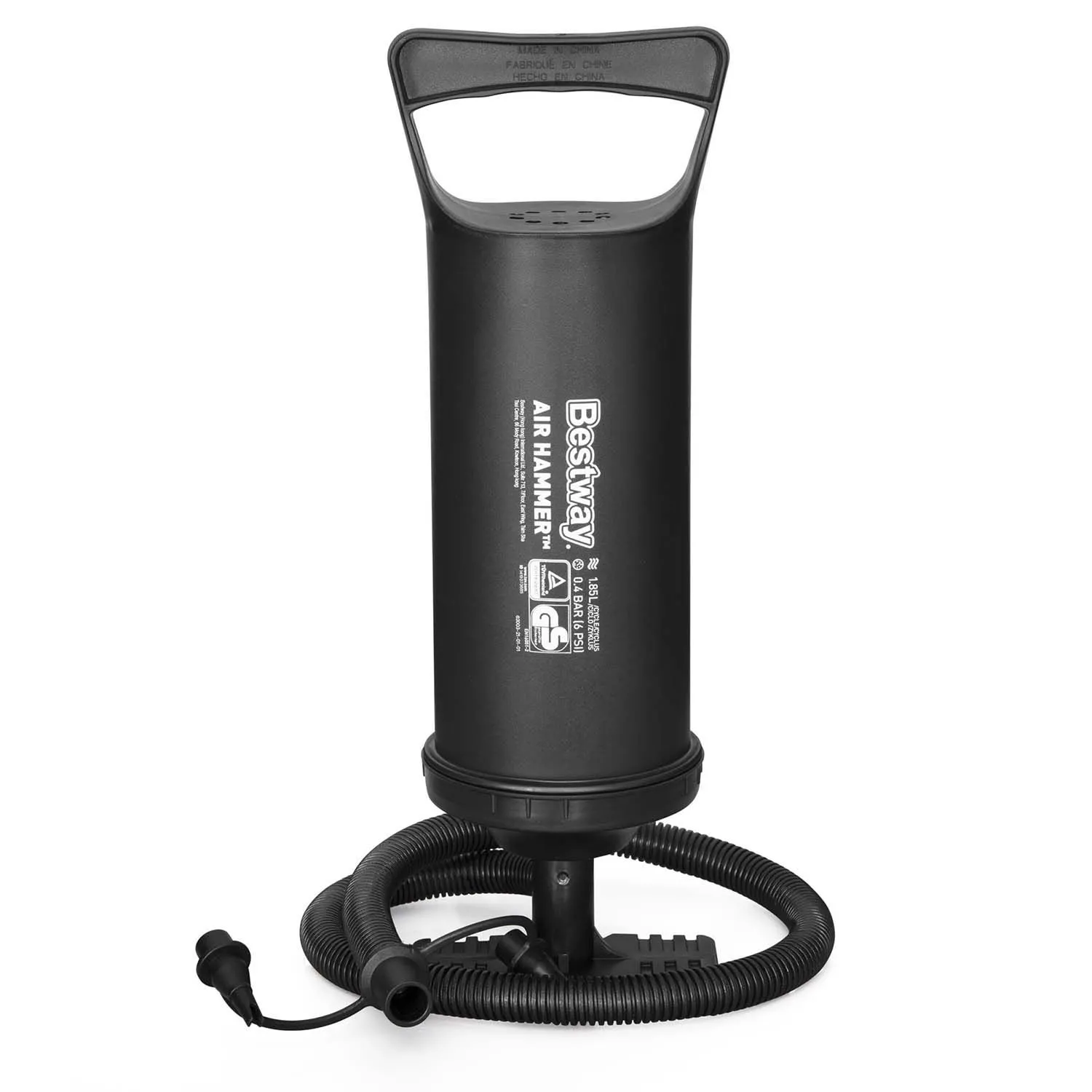 Pompka tłokowa, 910 cm3, Bestway, 36 cm, czarny