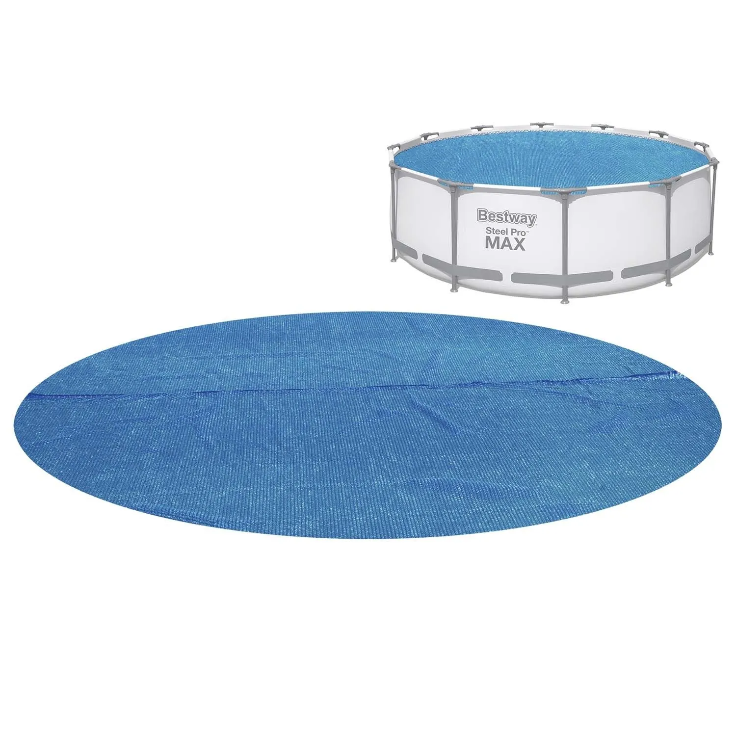 Pokrywa solarna do basenów 366 cm, Bestway, niebieski