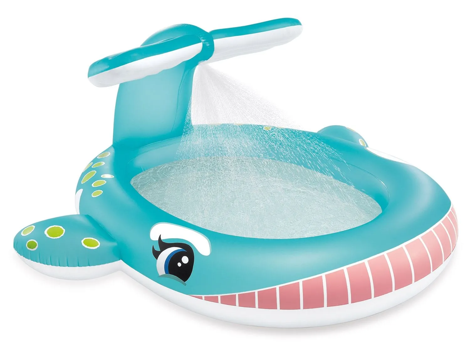 Basenik dla dzieci, wieloryb z fontanną, Intex, 201x196x91 cm