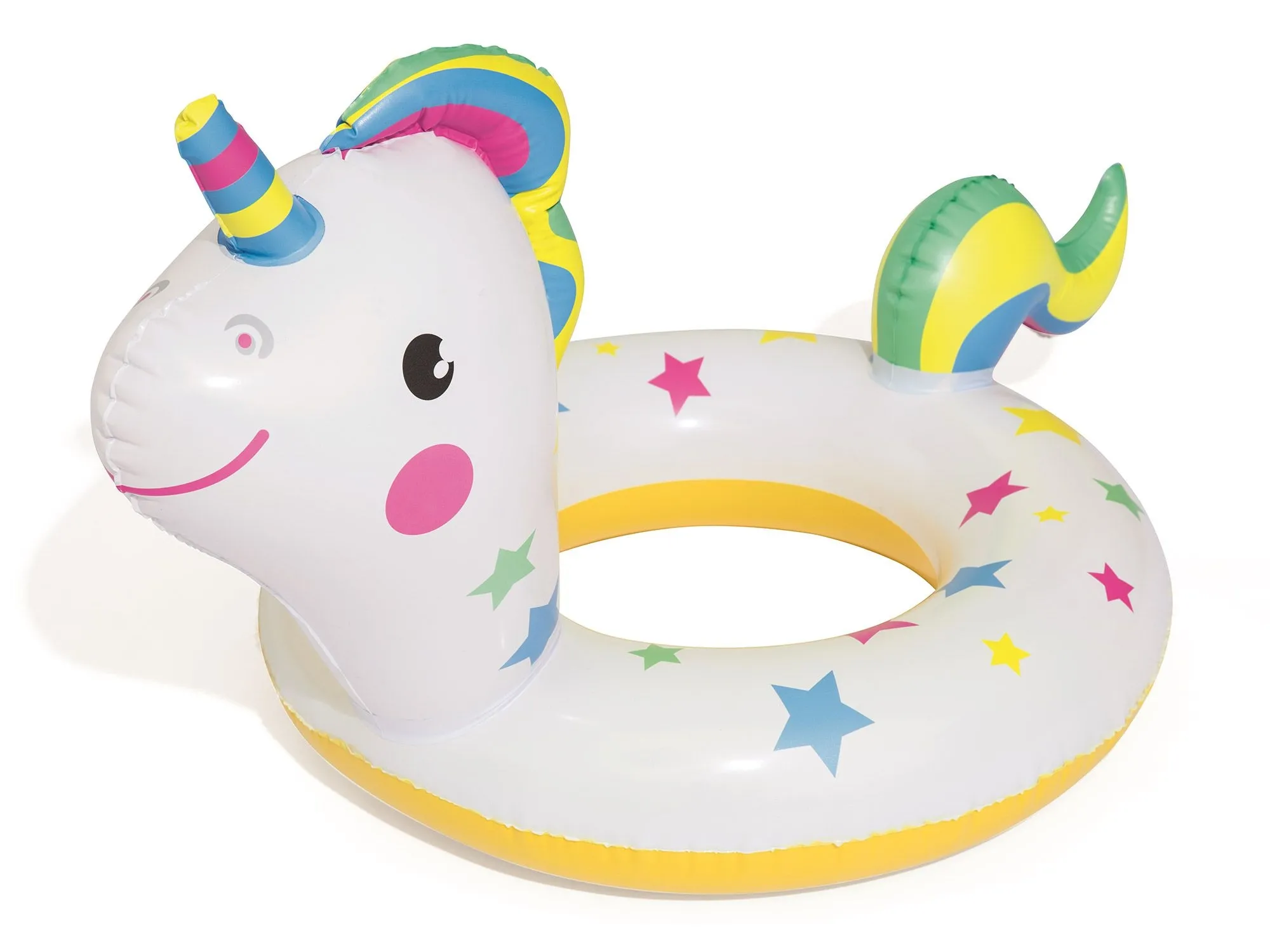 Kółko do pływania dla dzieci, jednorożec, Bestway, 79x58 cm, biały