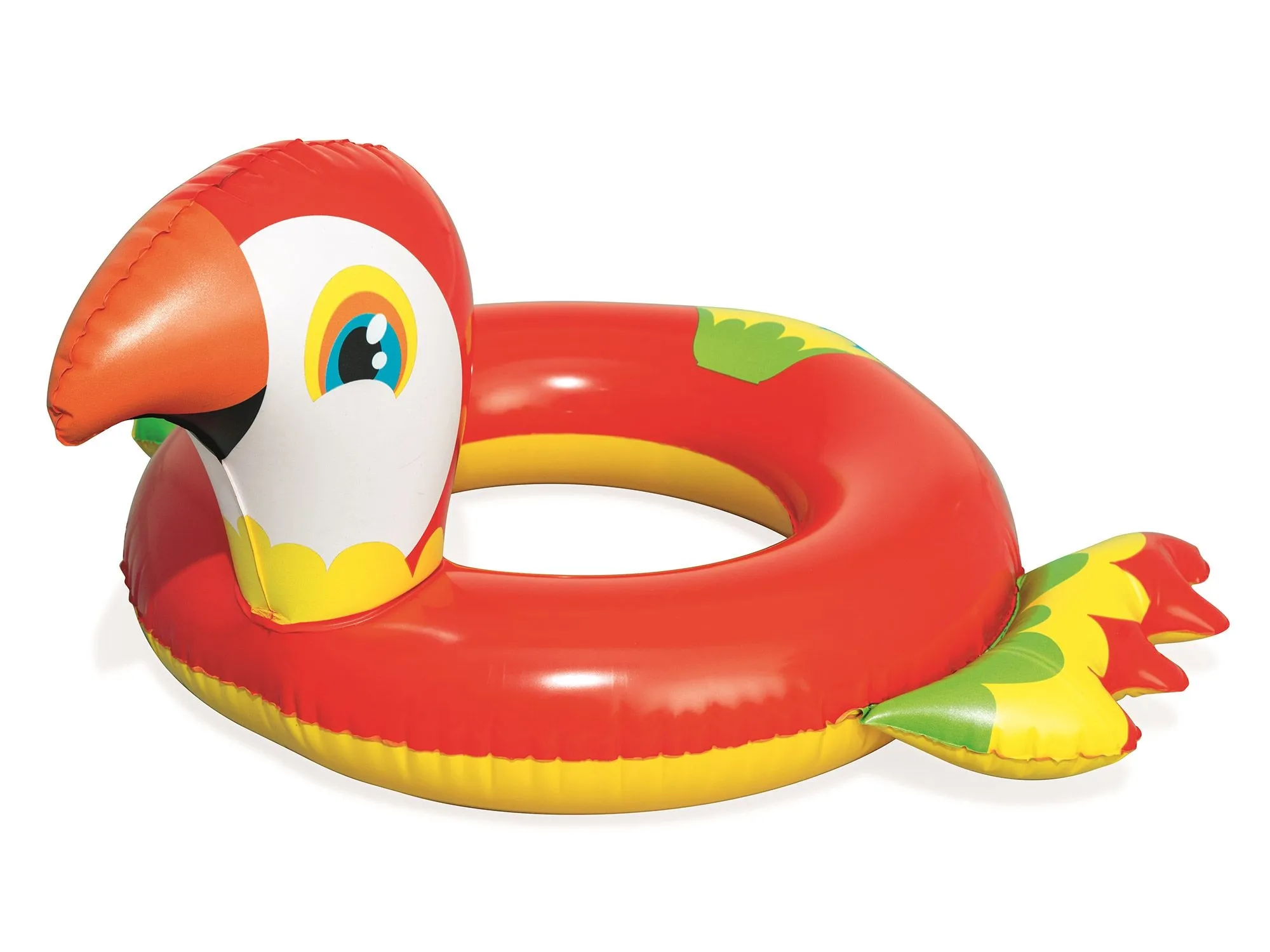 Kółko do pływania dla dzieci, papuga, Bestway, 84x76 cm, czerwony