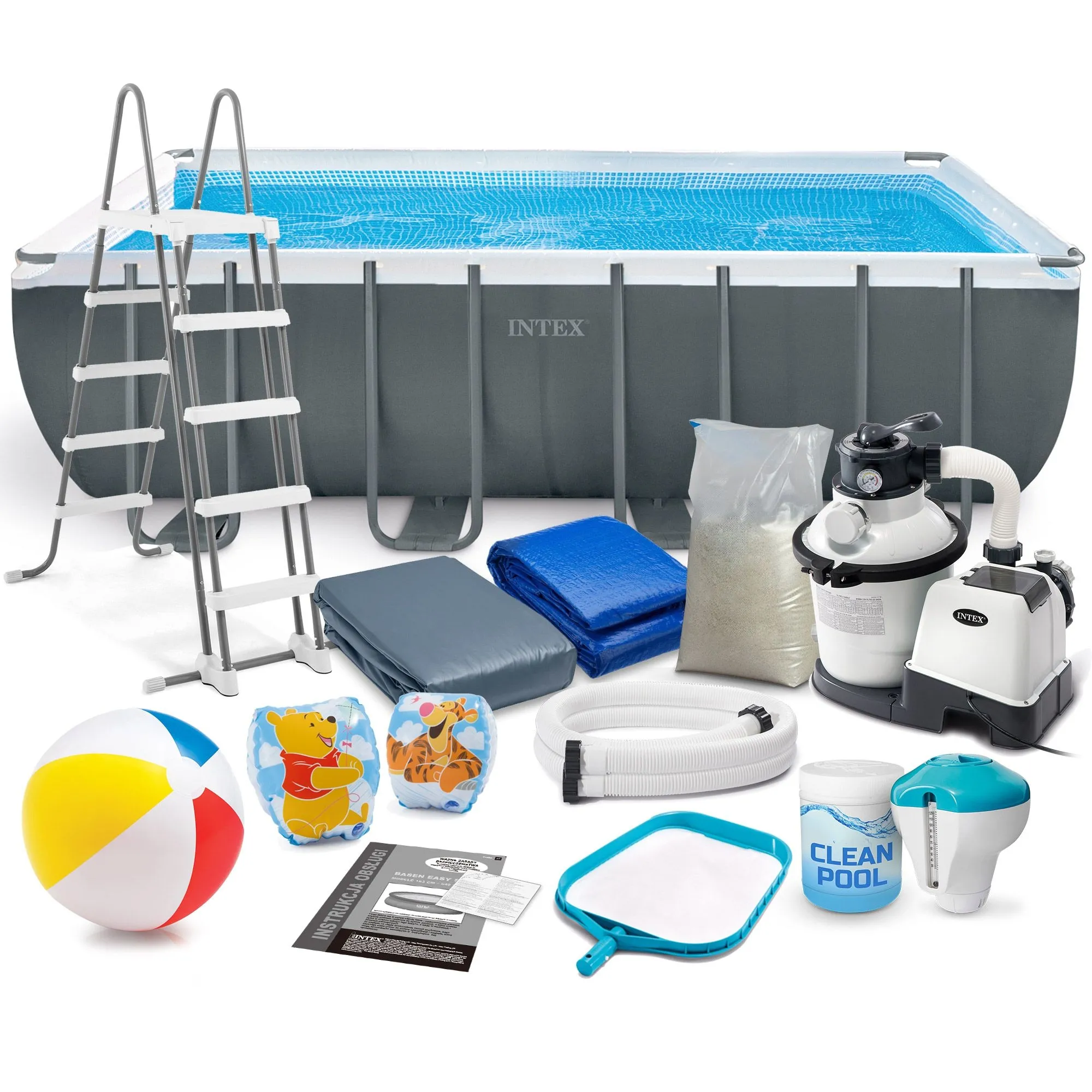 Basen ogrodowy stelażowy, 18w1, Intex, 549x274x132 cm