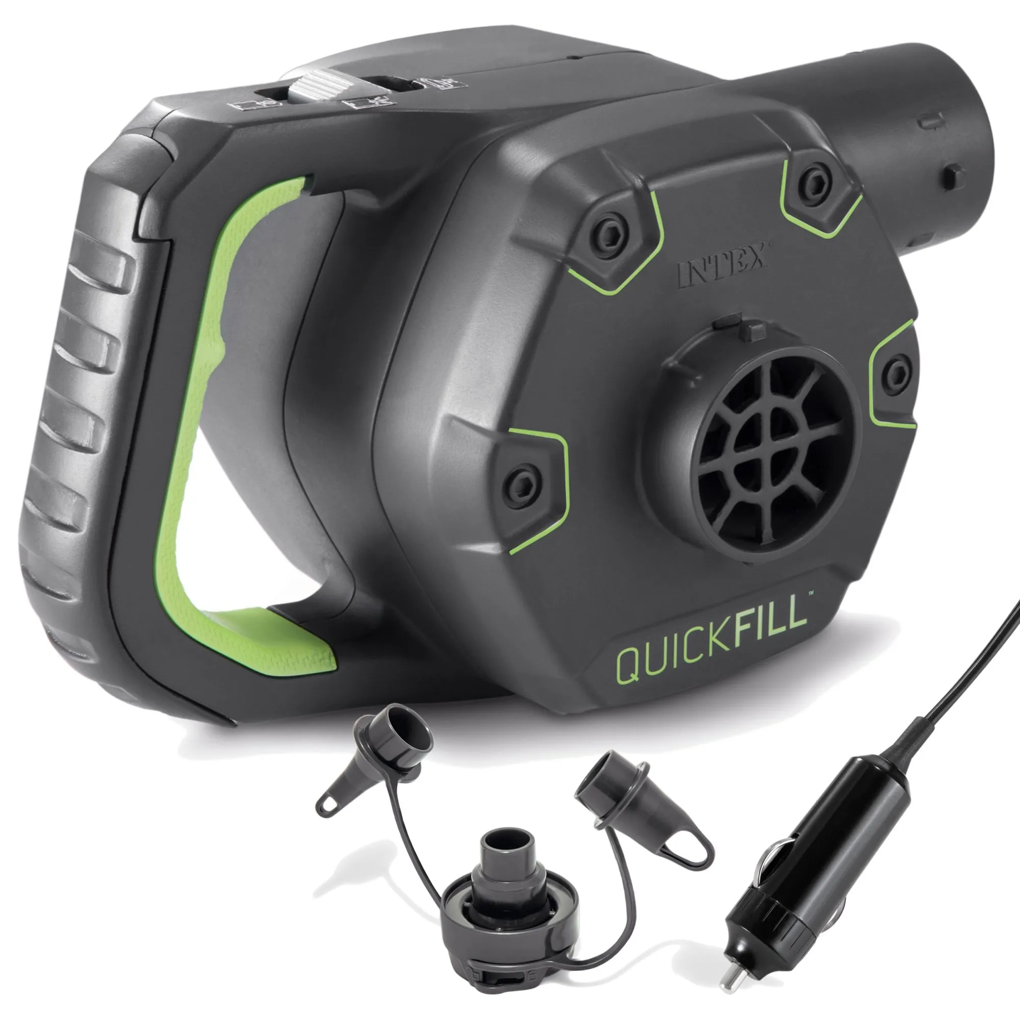 Pompka elektryczna z akumulatorem Quick-Fill, 12 V/220-240 V, Intex, 66642