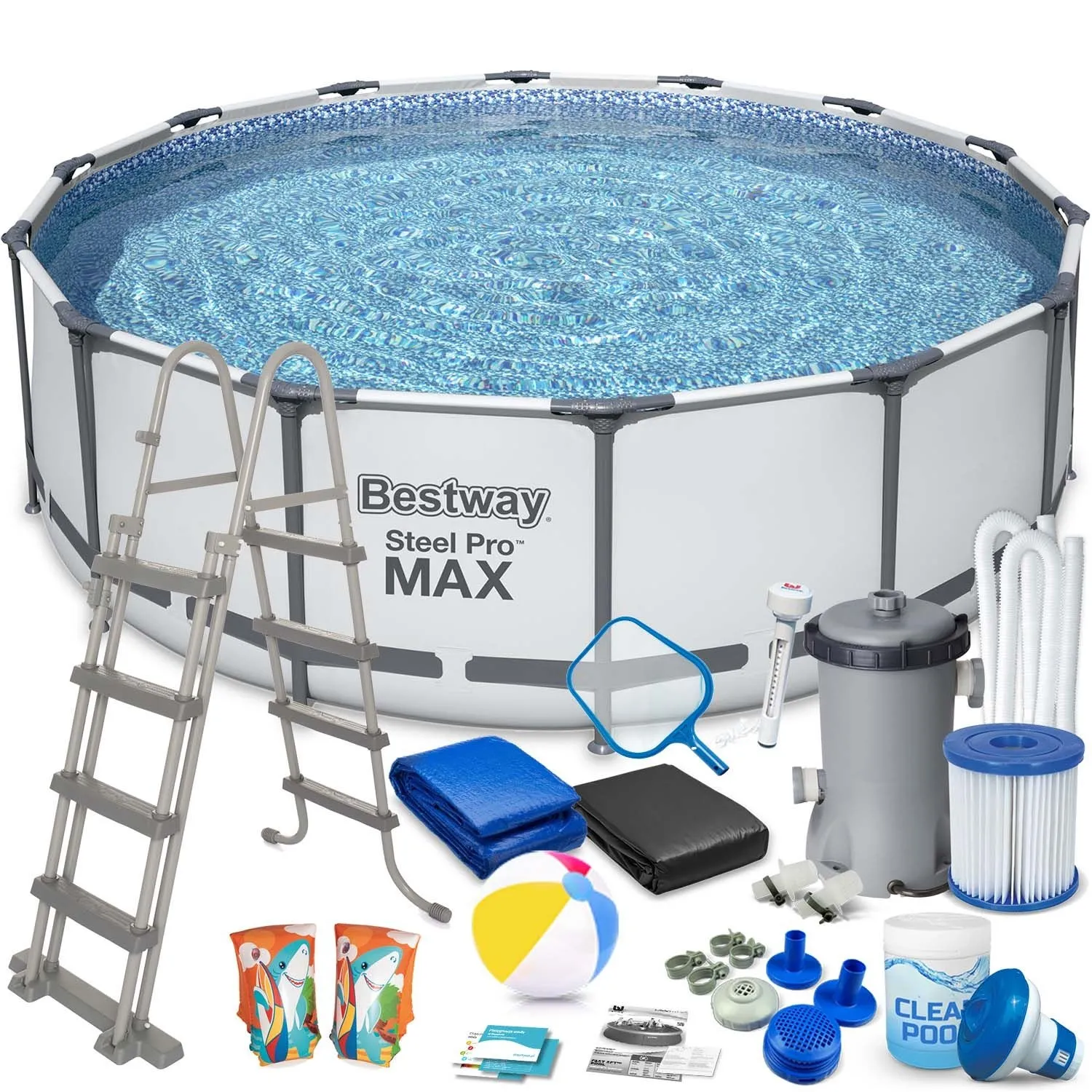 Basen ogrodowy stelażowy, 18w1, Bestway, 457x122 cm