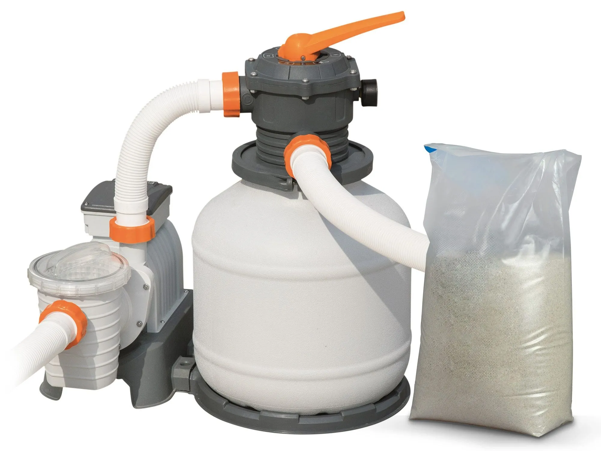 Pompa piaskowa, 8327 l/h + piasek 25kg, Bestway, 58499