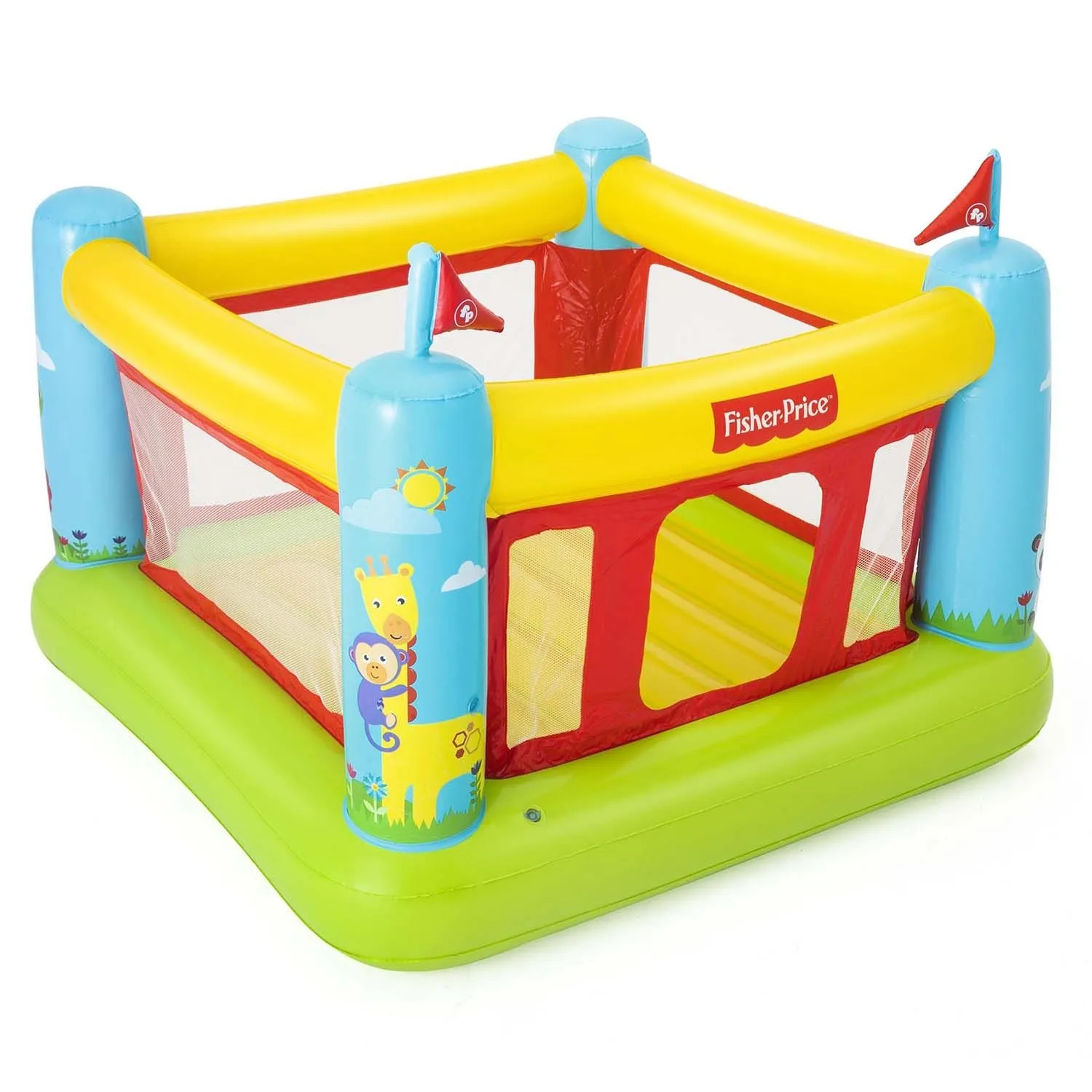 Trampolina dmuchana Fisher-Price, Bestway, 175x173x135 cm
