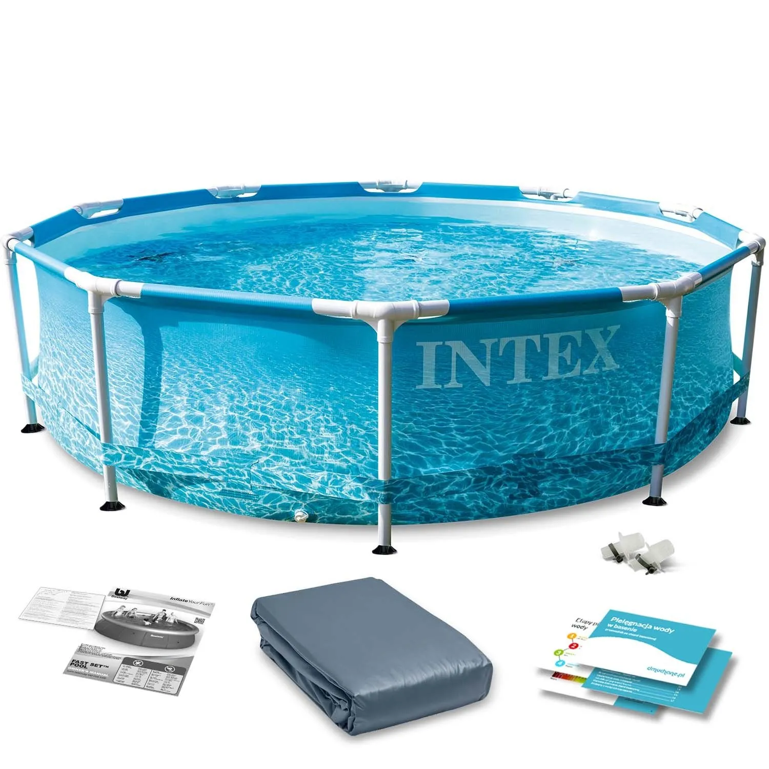 Basen stelażowy, 6w1, Intex, 305x76 cm