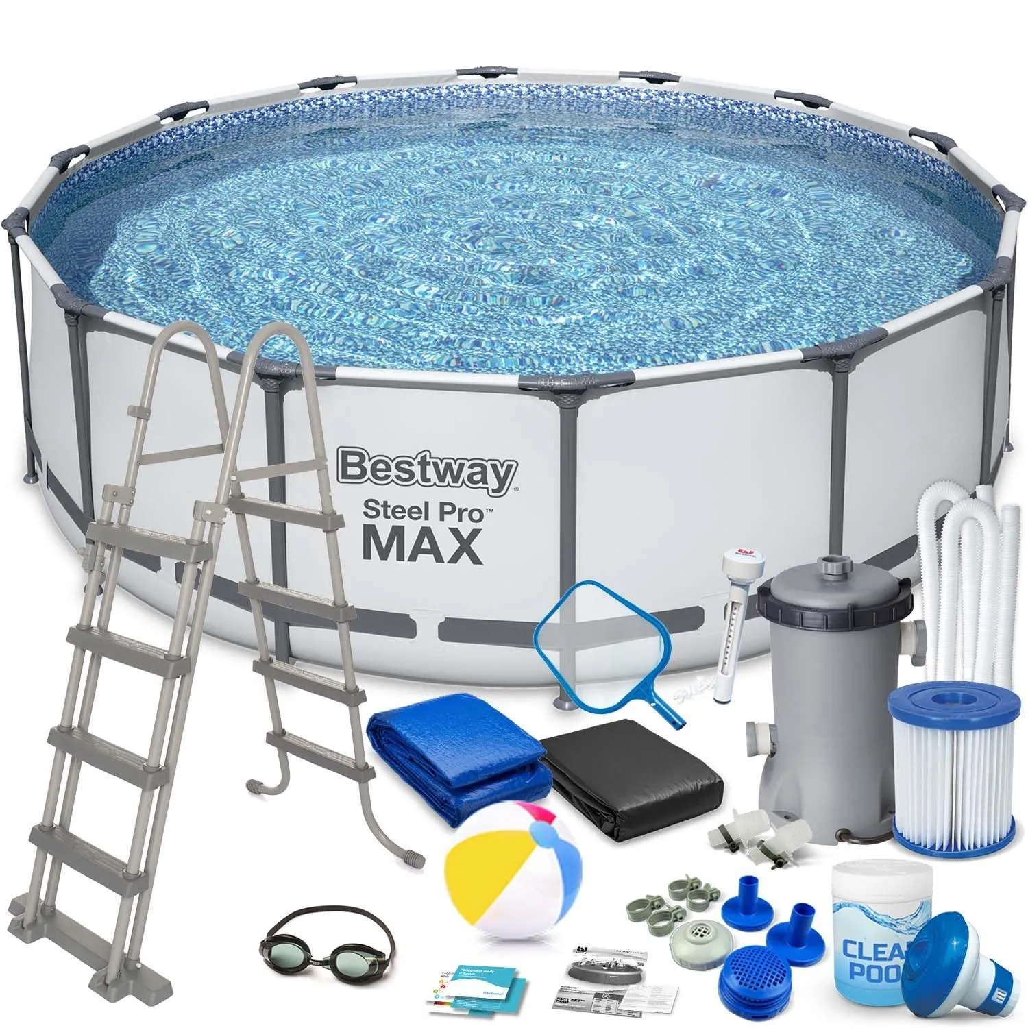 Basen ogrodowy stelażowy, 18w1, Bestway, 457x122 cm