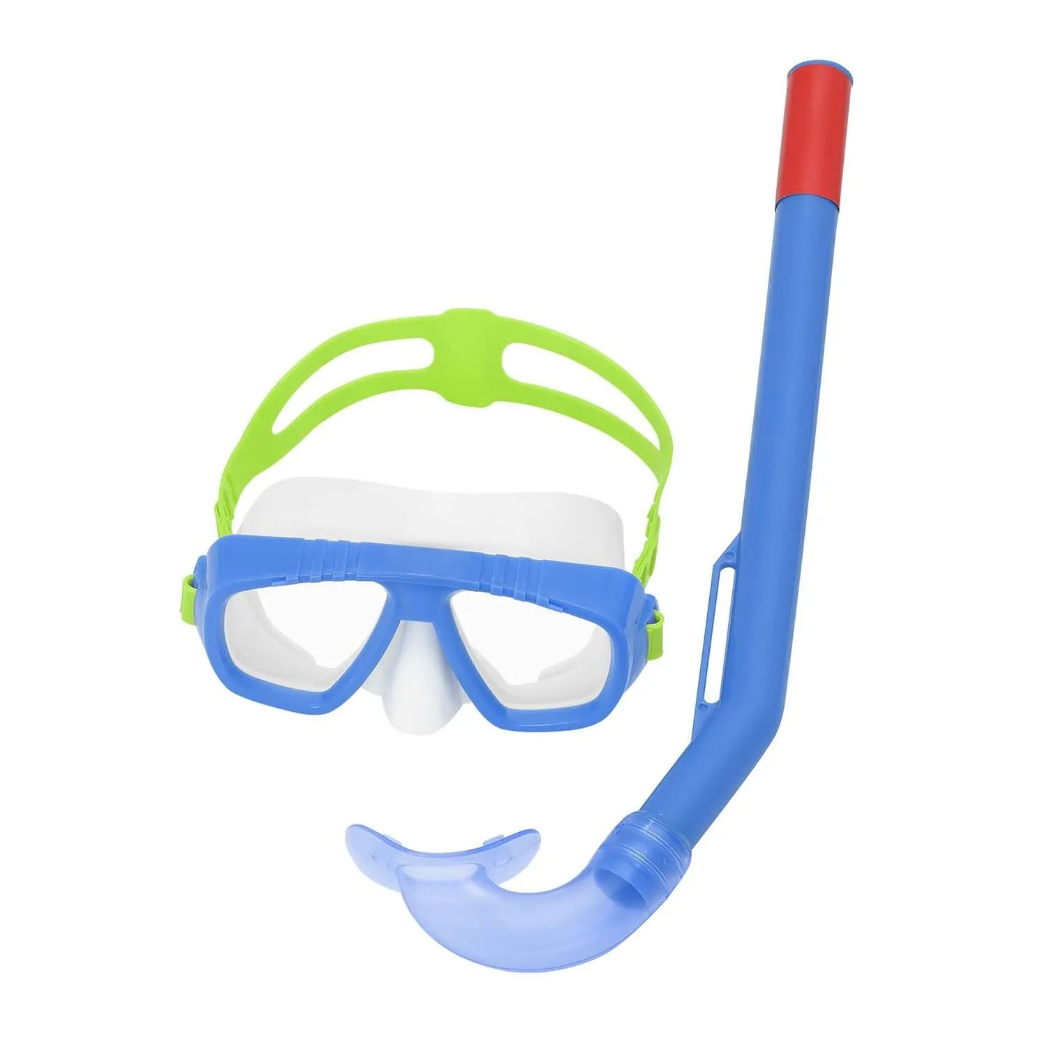 Maska do nurkowania z rurką, Bestway, niebieski