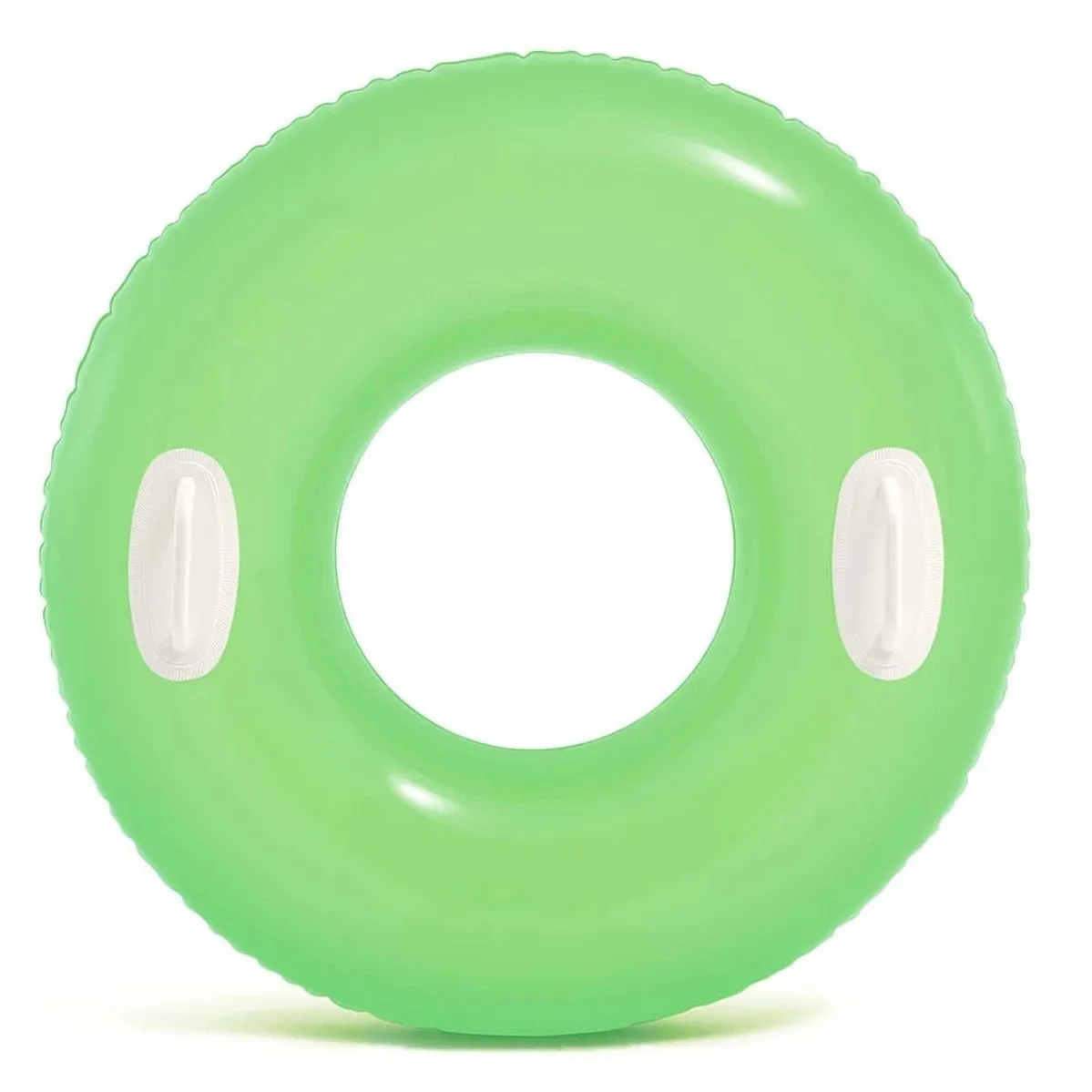 Kółko do pływania z uchwytami, Intex, 76 cm, zielony