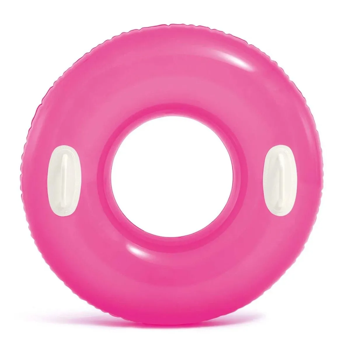 Kółko do pływania z uchwytami, Intex, 76 cm, różowy