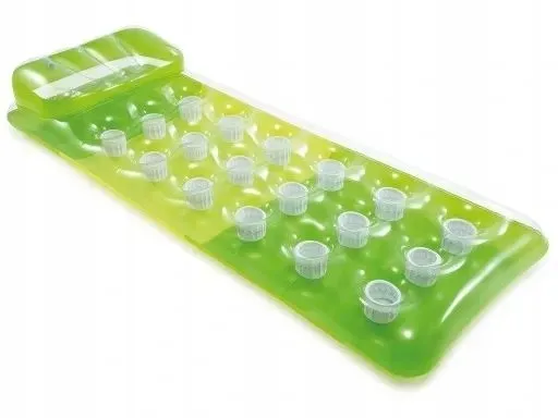 Materac do pływania, Intex, 188x71 cm, zielony