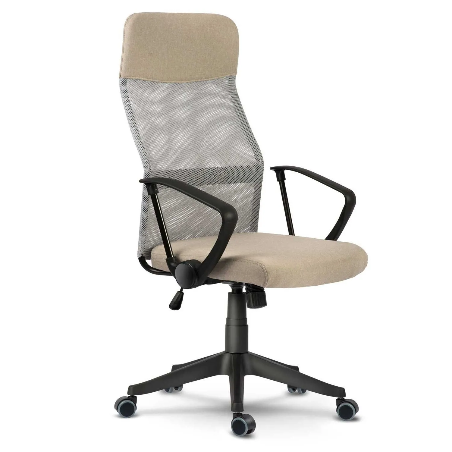 Fotel biurowy, obrotowy, krzesło, sydney, sofotel, beżowy