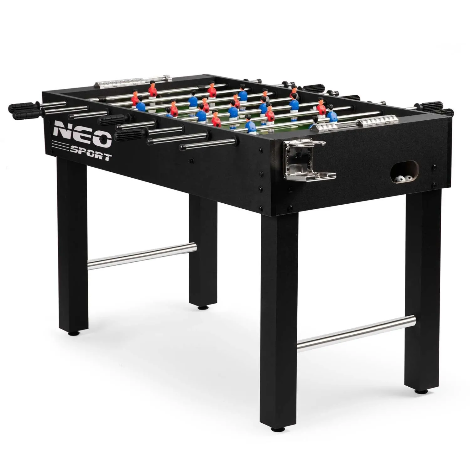 Stół do gry w piłkarzyki, Neosport, 121x61x79 cm, czarny