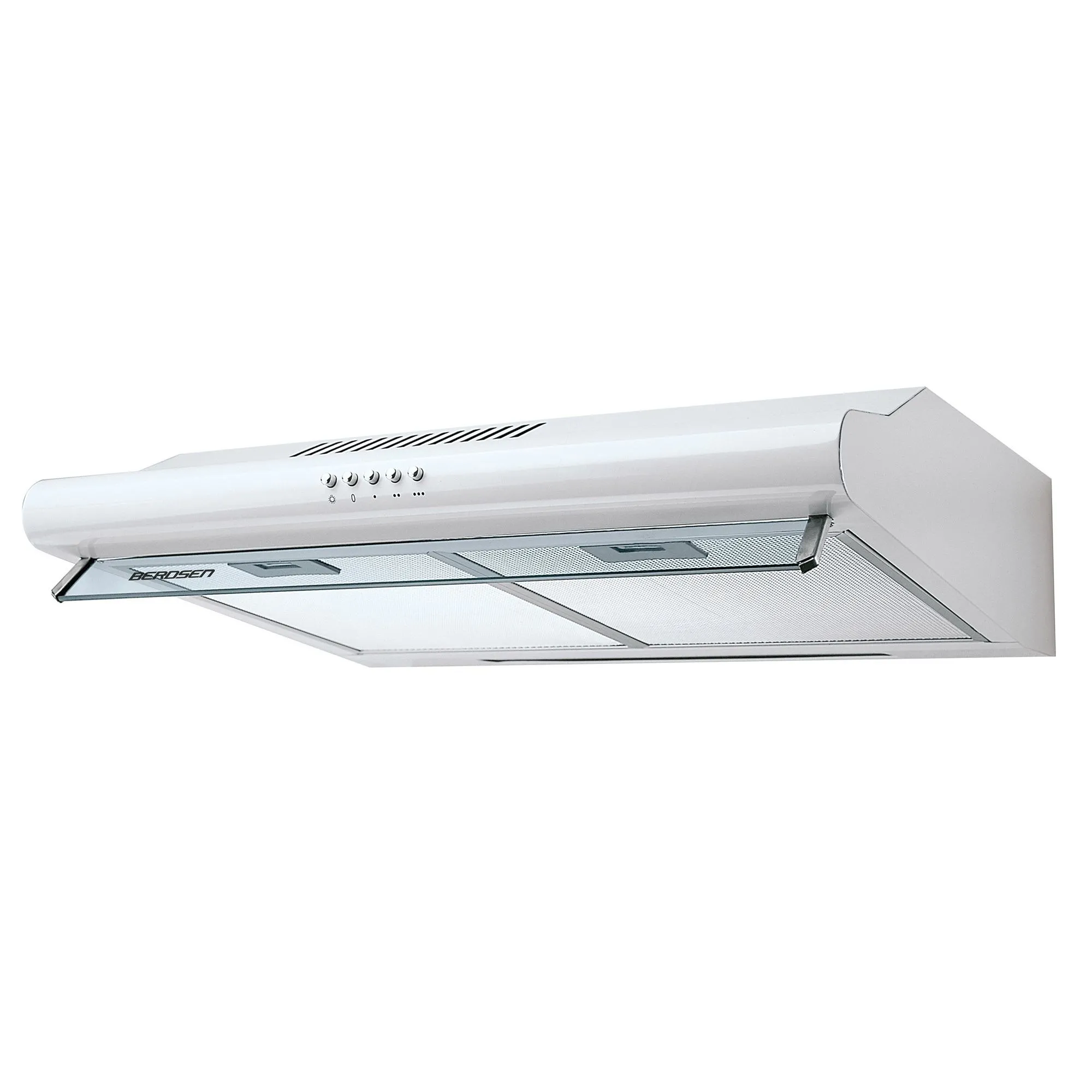 Okap kuchenny, pochłaniacz, podszafkowy, 60 cm, Berdsen, BE-10-A, biały