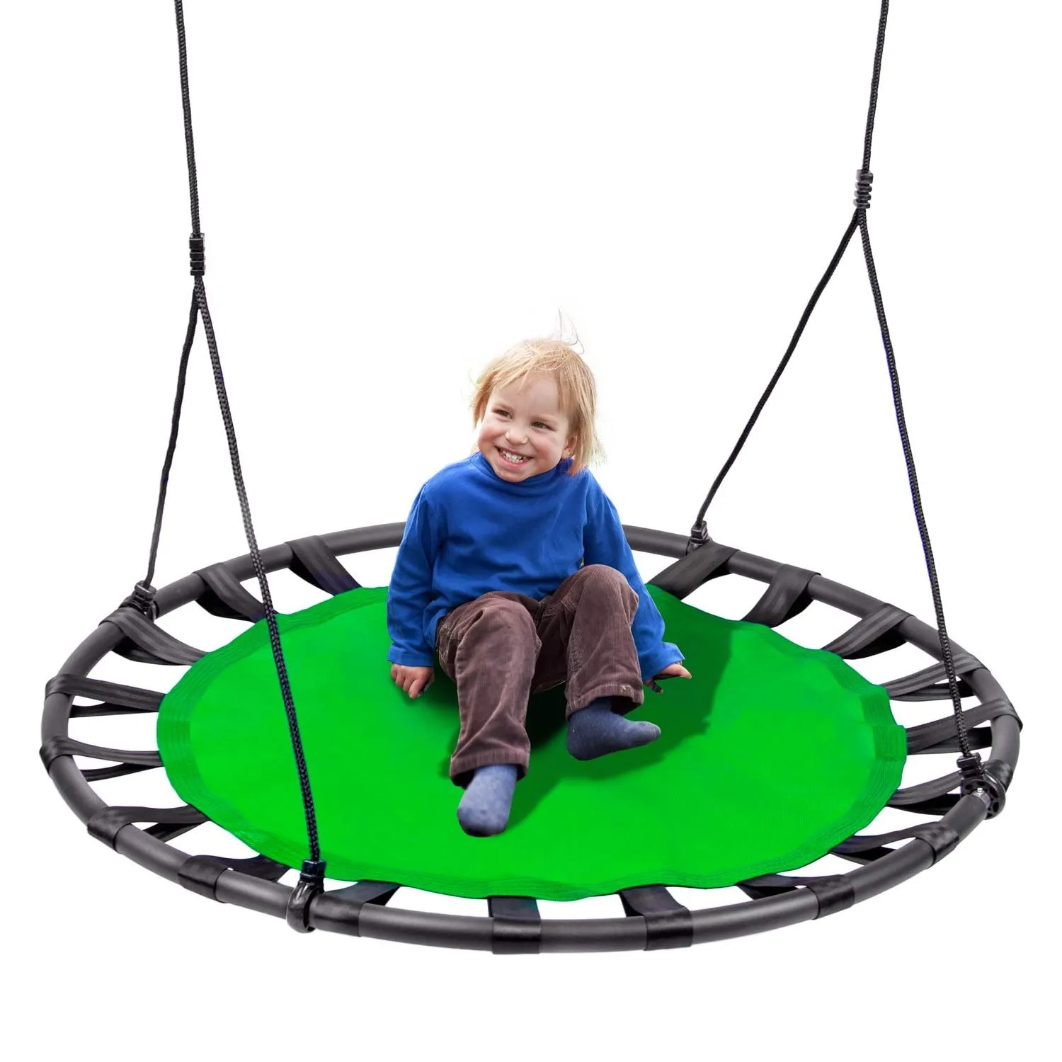 Huśtawka bocianie gniazdo, SWINGO XXL, 120 cm, zielona