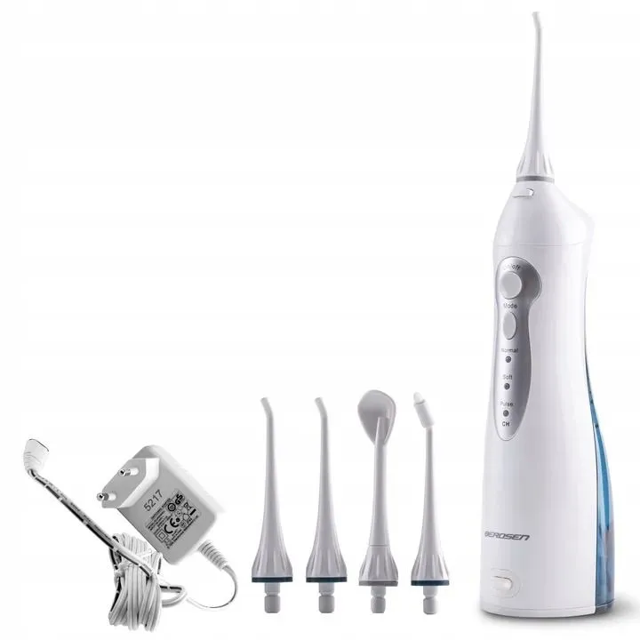 Bezprzewodowy irygator dentystyczny, Berdsen ClearJet X3, biały