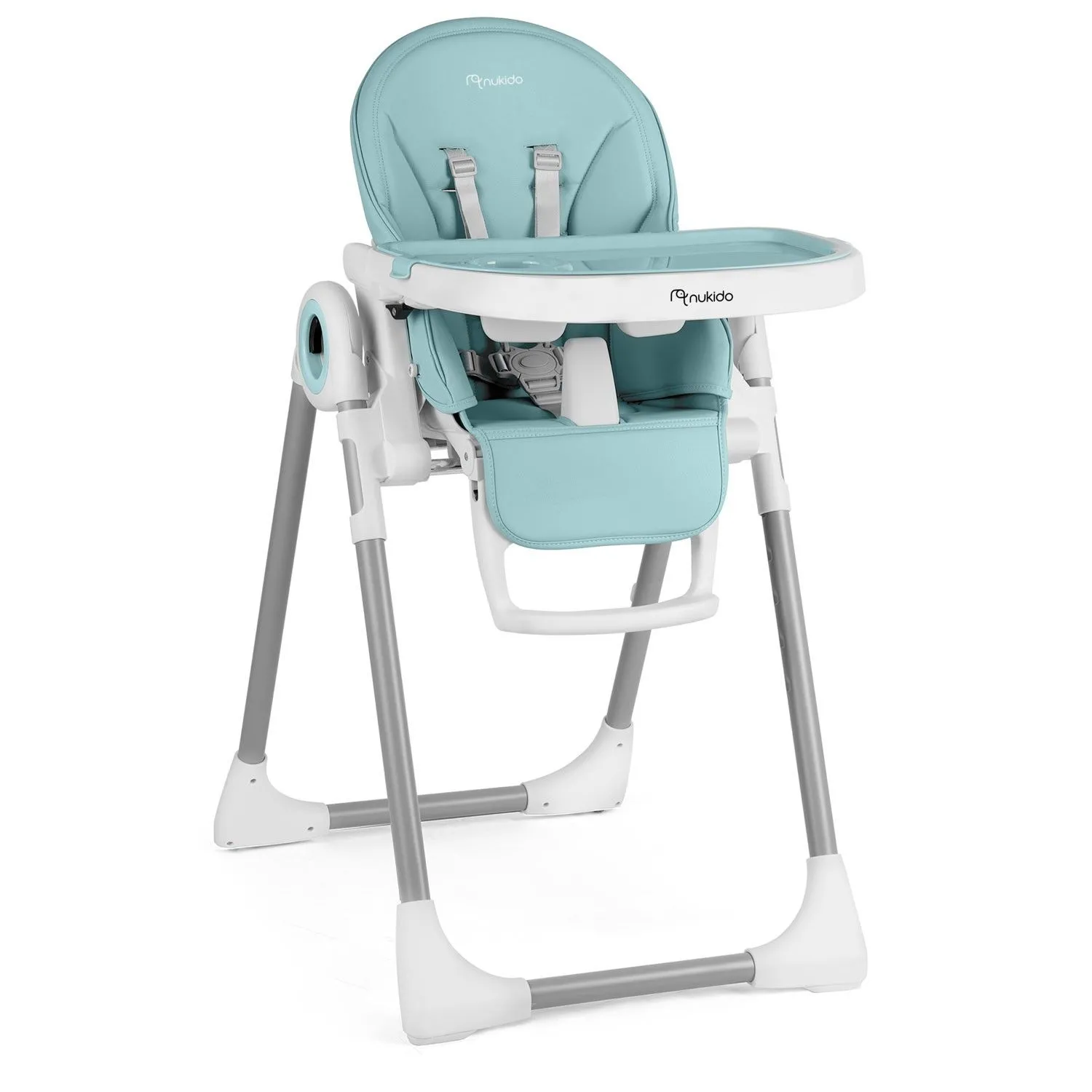 Krzesełko do karmienia ze stolikiem, Belo, niebieskie