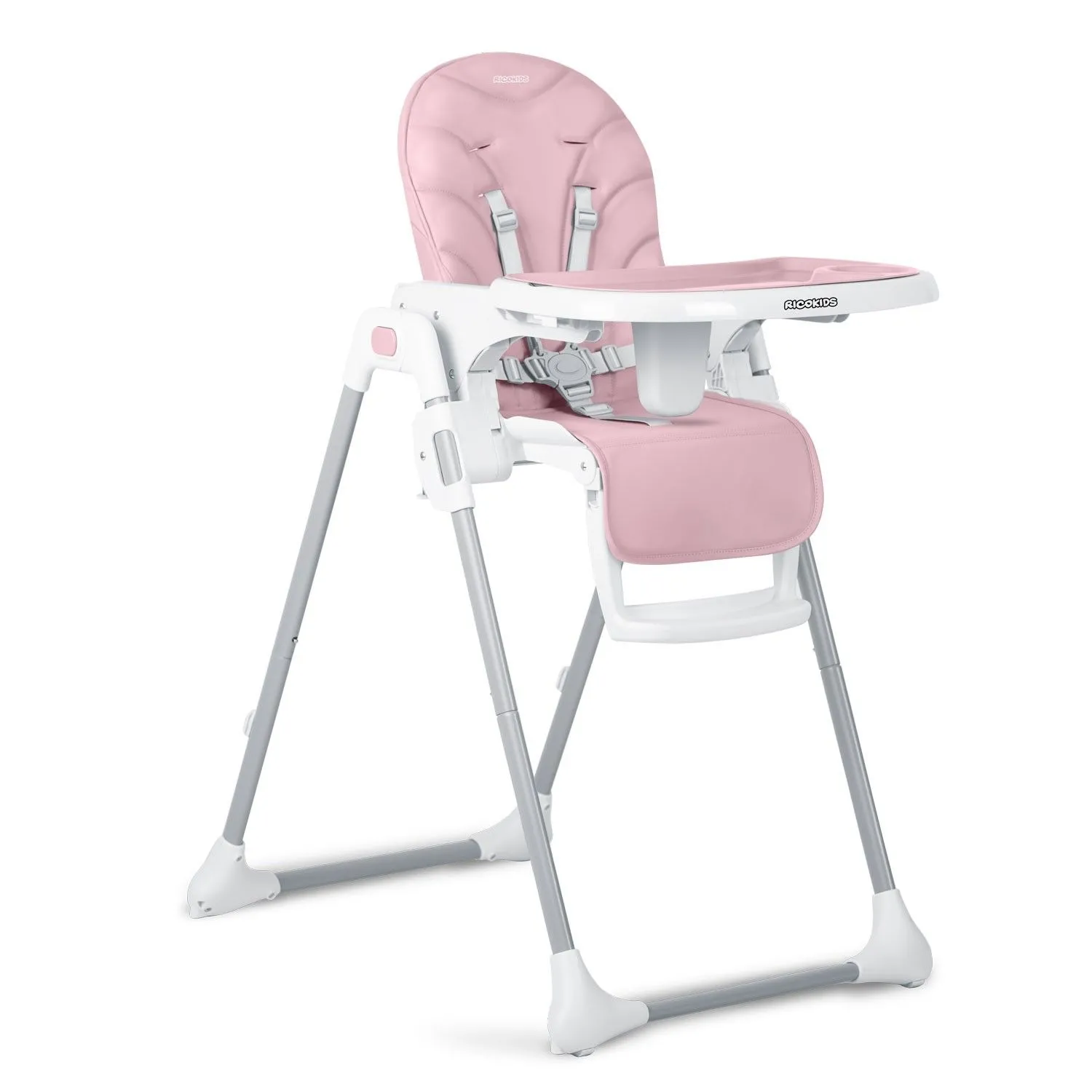 Krzesełko do karmienia, Tulo, różowe