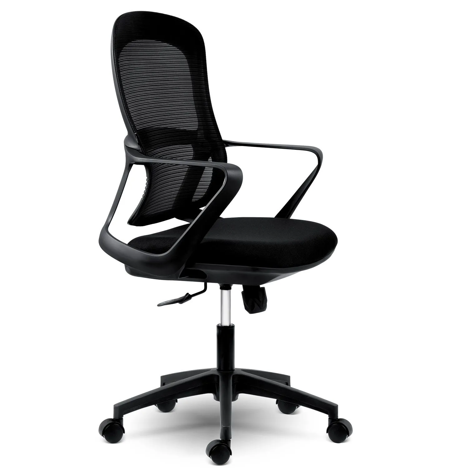 Fotel do biura, obrotowy, wentylowany, Haga, czarny