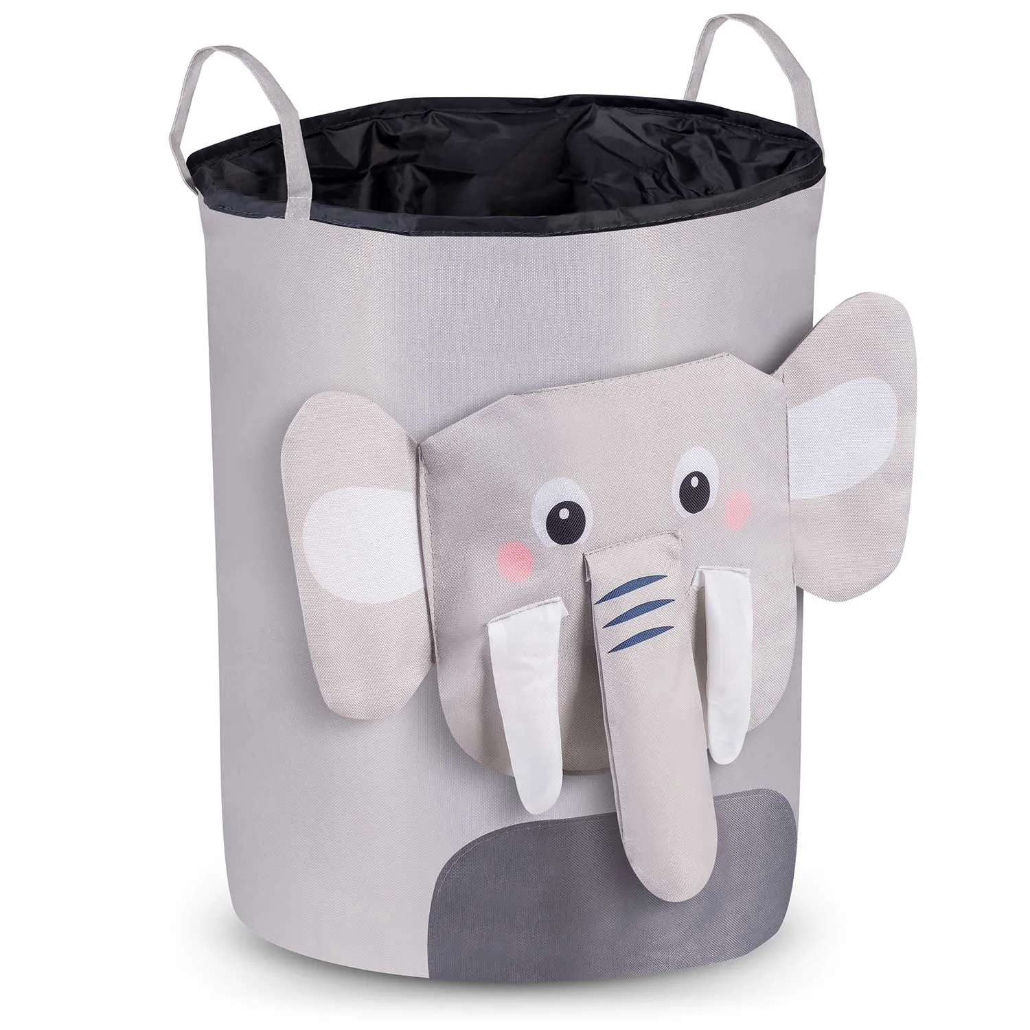 Kosz na zabawki, Nukido, szary słonik