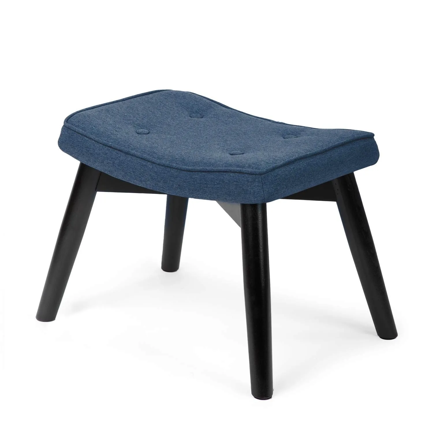 Podnóżek do fotela, Norse, 52x37x38 cm, granatowy