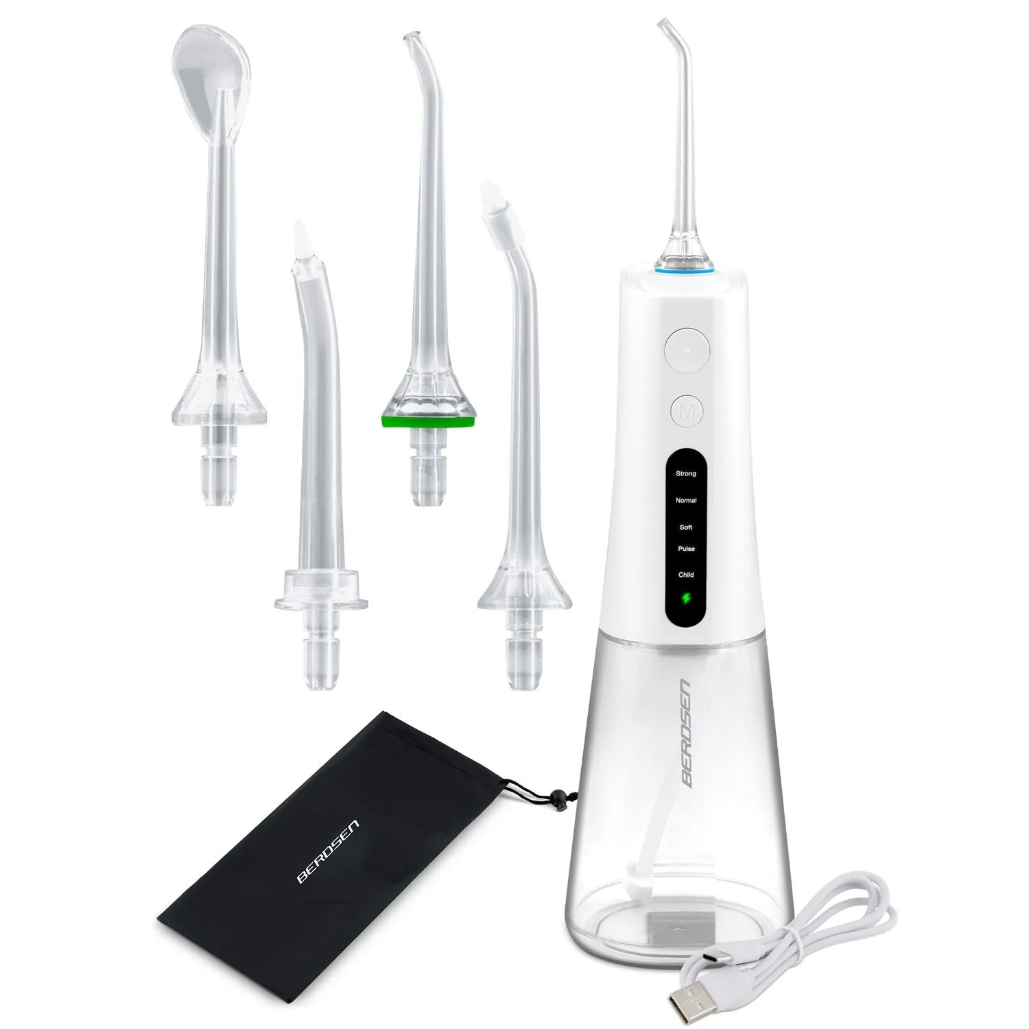 Irygator dentystyczny, bezprzewodowy, BD-200, biały