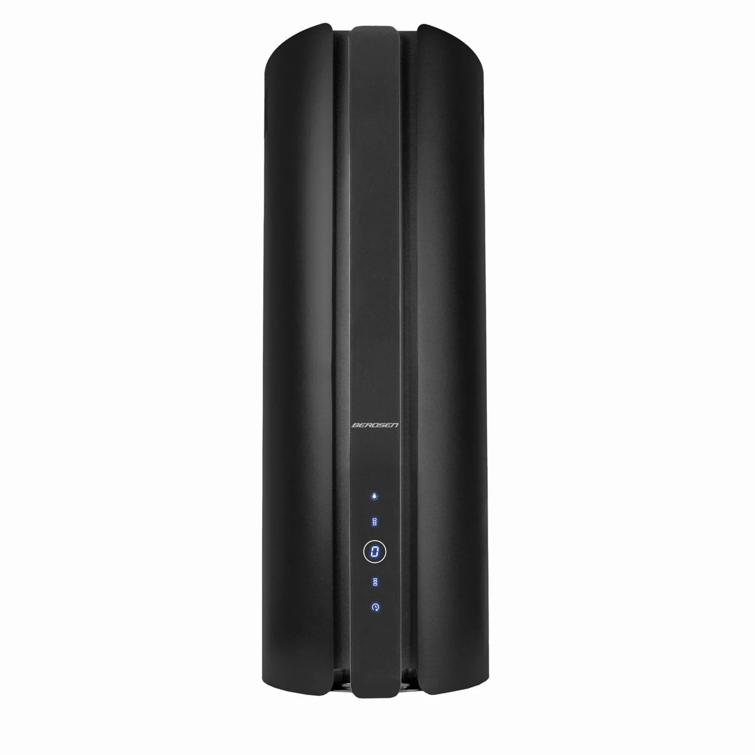 Okap kuchenny, wyspowy, 35 cm, Berdsen, czarny