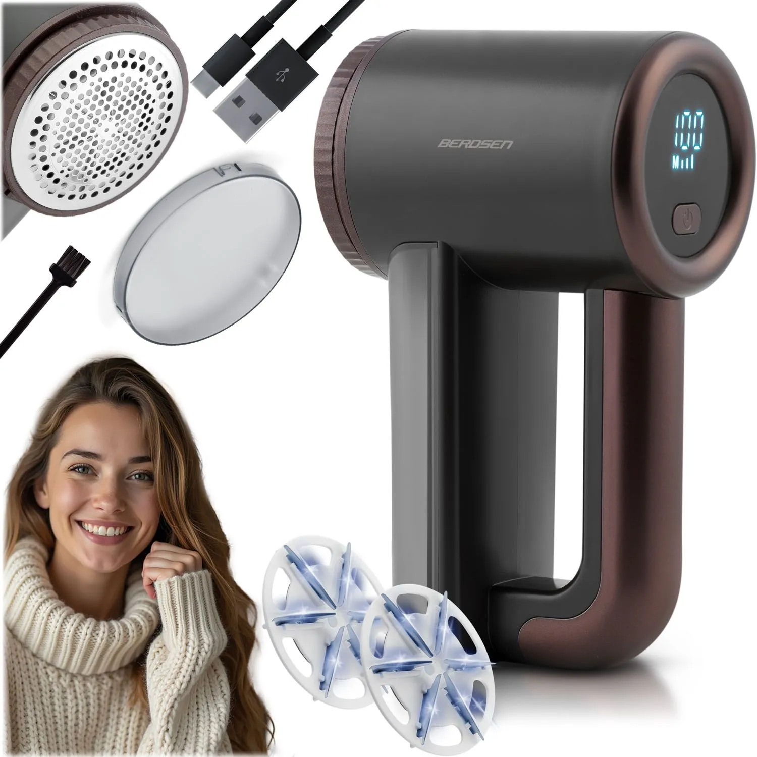 Elektryczna golarka do ubrań, Berdsen, BD-390