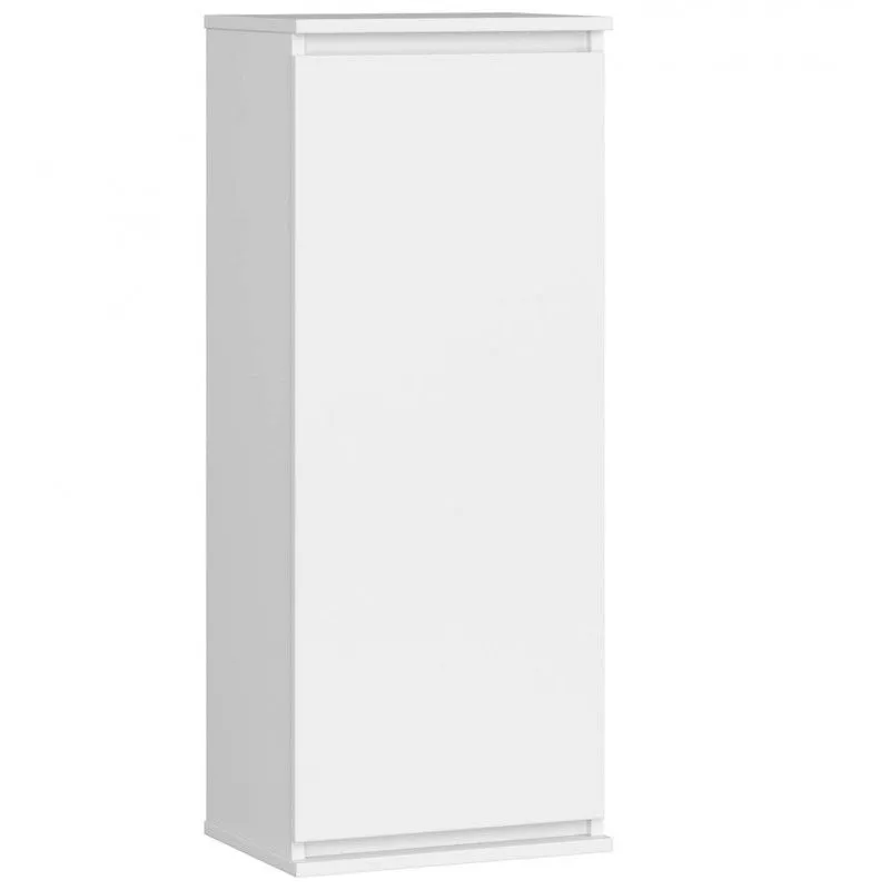 Szafka wisząca, witryna, 40x30x99 cm, biel, mat