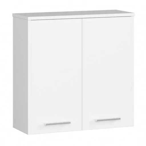 Szafka wisząca, witryna, fin, 60x23x60 cm, biel, mat