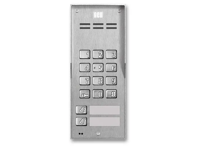 ACO FAM-P-2NPZSACC NT panel natynkowy 2-rodzinny czyt. brel. zamek szyfr.