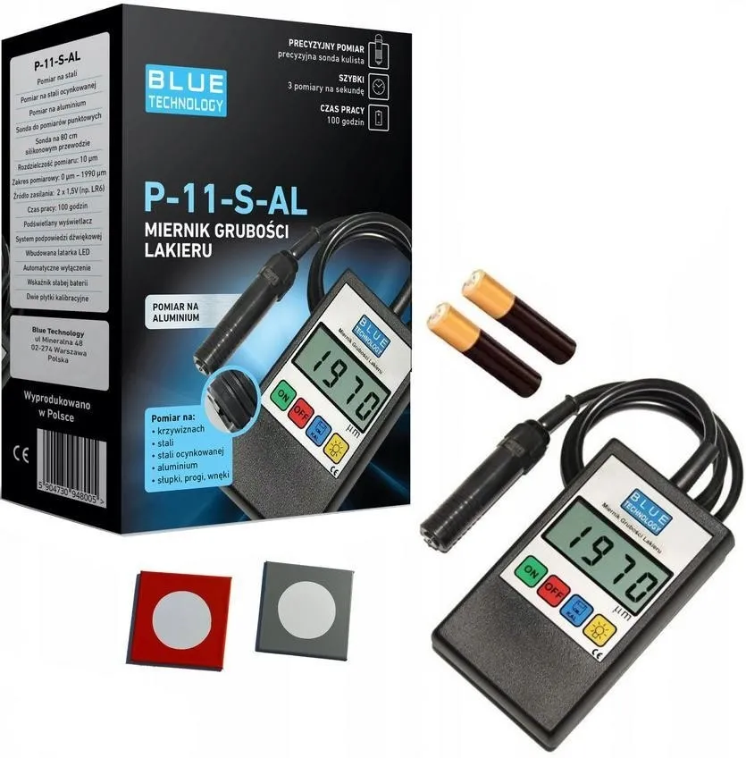 Miernik grubości lakieru Blue Technology P-11-S-AL