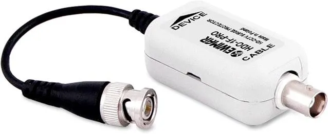 Zabezpieczenie przeciwprzepięciowe do AHD, HD-CVI, HD-TVI EWIMAR HDO-1F-PRO