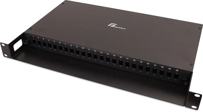 PRZEŁĄCZNICA ŚWIATŁOWODOWA GETFORT 1U 19 Cali 12XSC SIMPLEX WYSUWANA