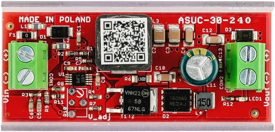 Przetwornica podnosząca napięcie do 24V ATTE ASUC-30-240-OF